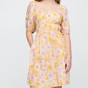 Floral Yellow Dress